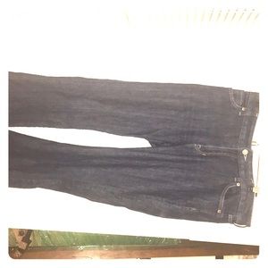 Wide leg dark blue Gap jeans